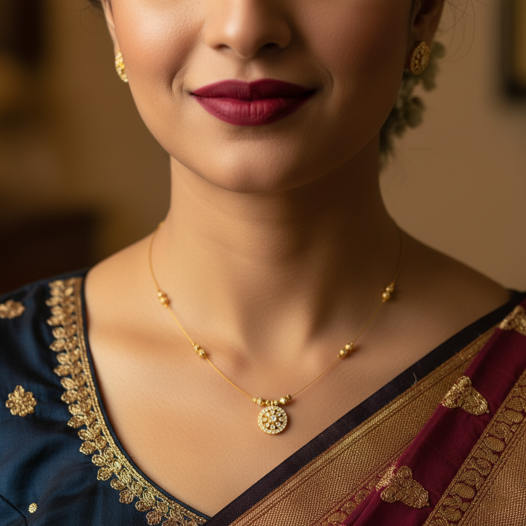 Round Flower With bead